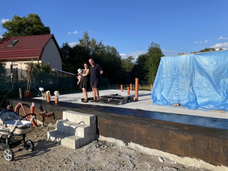 Společné fotky s rodinou